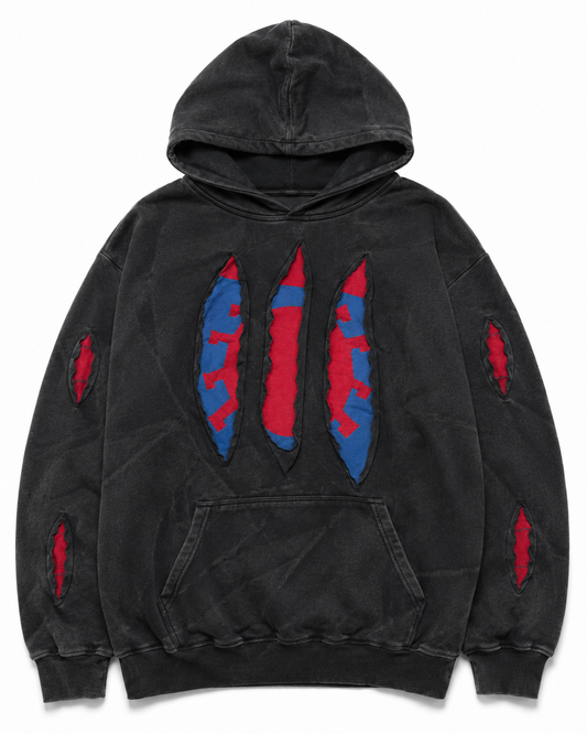 Ripped Spider Hoodie